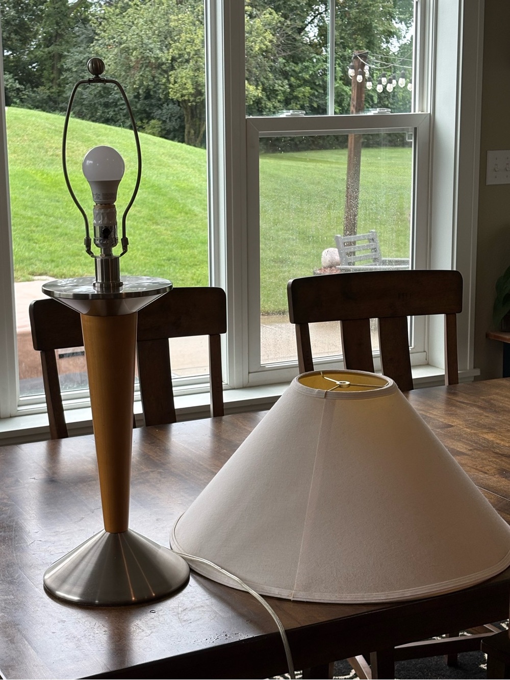 vintage French "Vianne" postmodern table lamp